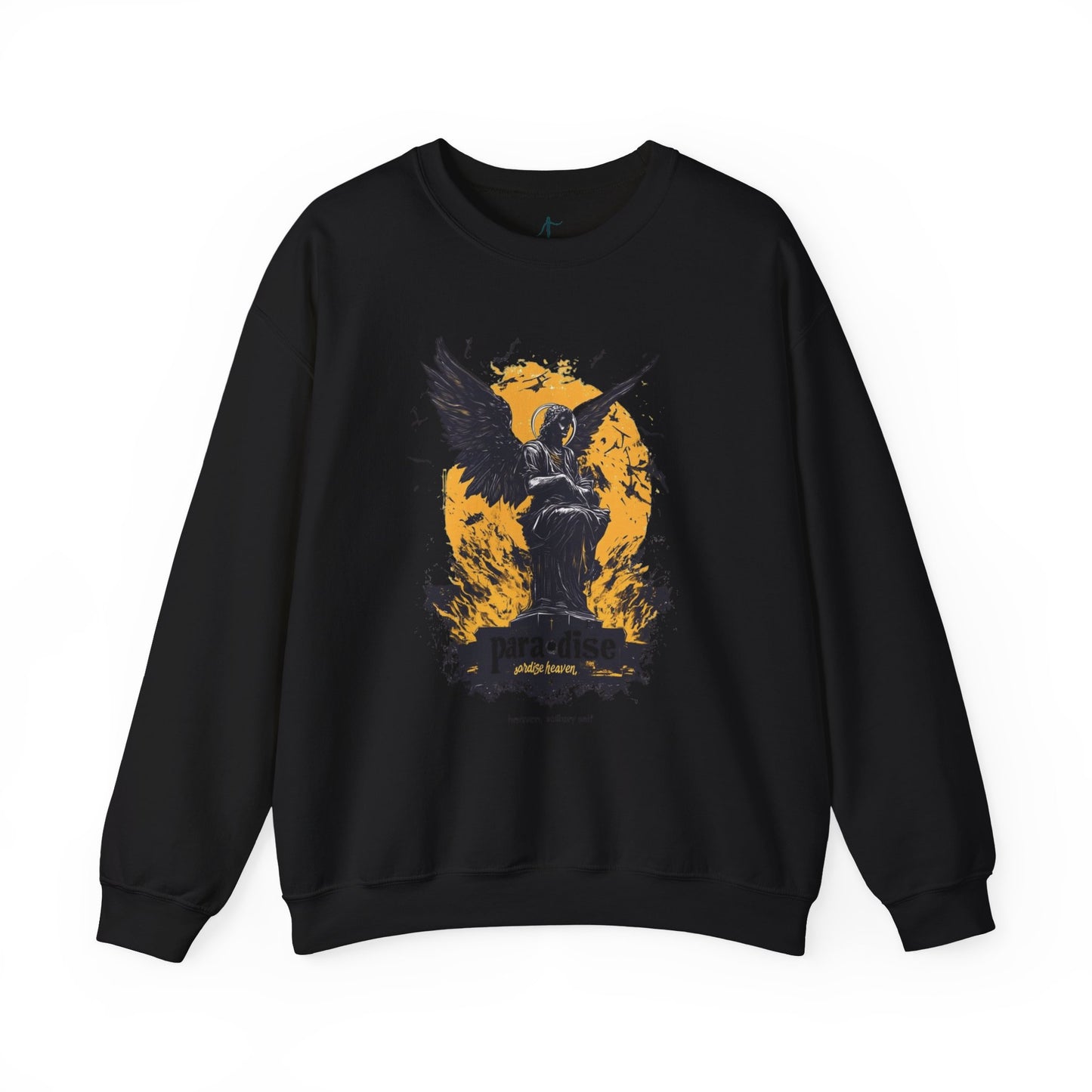 Paradise Angel Graphic Sweatshirt, Unisex Crewneck, Cozy Lounge Wear, Gift for Music Lovers, Casual Style Clothing