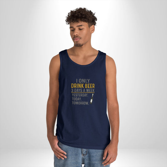 Funny Beer Tank Top, Unisex Humor Shirt, Gift for Beer Lovers, Summer Party Outfit, Casual Drinking Top