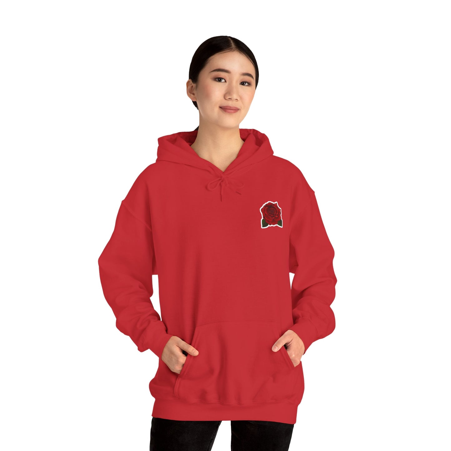 Rose Bouquet Hoodie, Floral Sweatshirt, Unisex Pullover, Gift for Her, Spring Fashion, Valentine’s Day Gift, Cozy Layer