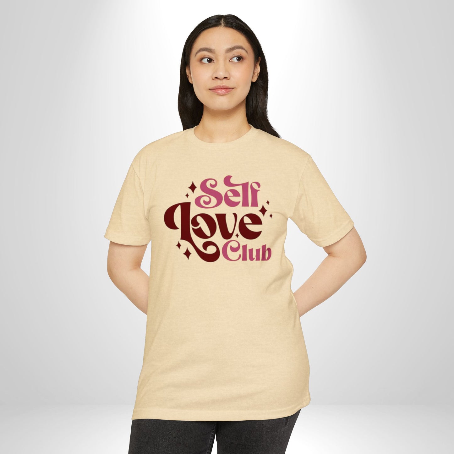 Self Love Club Unisex T-shirt | Positive Vibes, Self-Care Gift, Casual Wear, Eco-Friendly Fashion, Uplifting Apparel