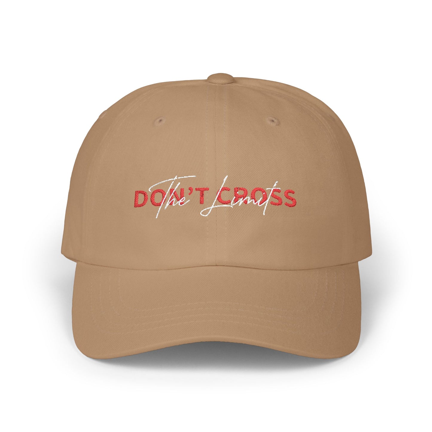 Don't Cross Classic Dad Cap - Stylish Father's Day Gift, Casual Accessories, Trendy Cap, Unique Embroidered Hat, Everyday Wear
