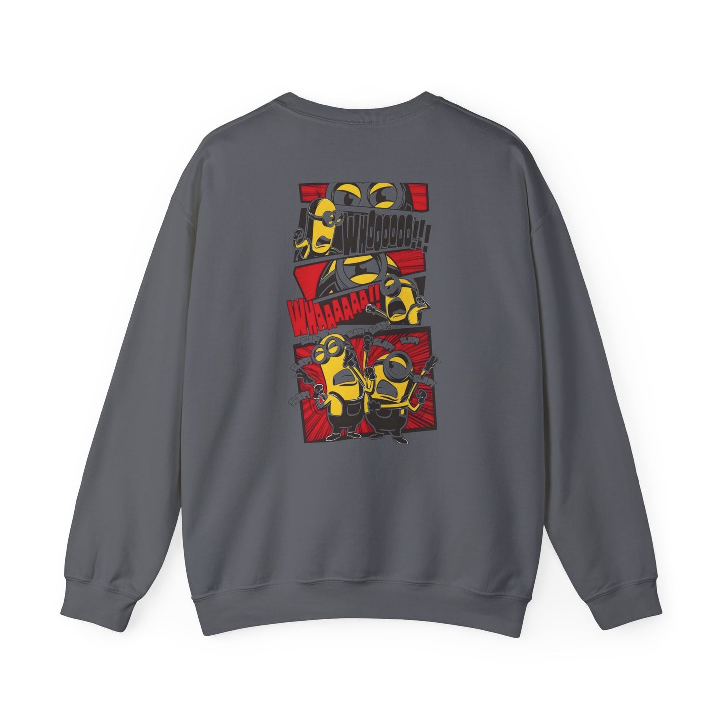 Playful Minions Sweatshirt, Unisex Crewneck, Cozy Gift for Kids, Movie Night Apparel, Cartoon Sweatshirt, Birthday Present