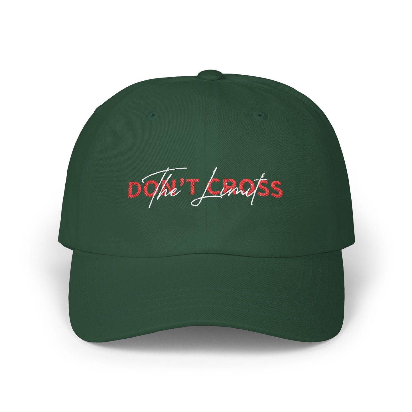 Don't Cross Classic Dad Cap - Stylish Father's Day Gift, Casual Accessories, Trendy Cap, Unique Embroidered Hat, Everyday Wear