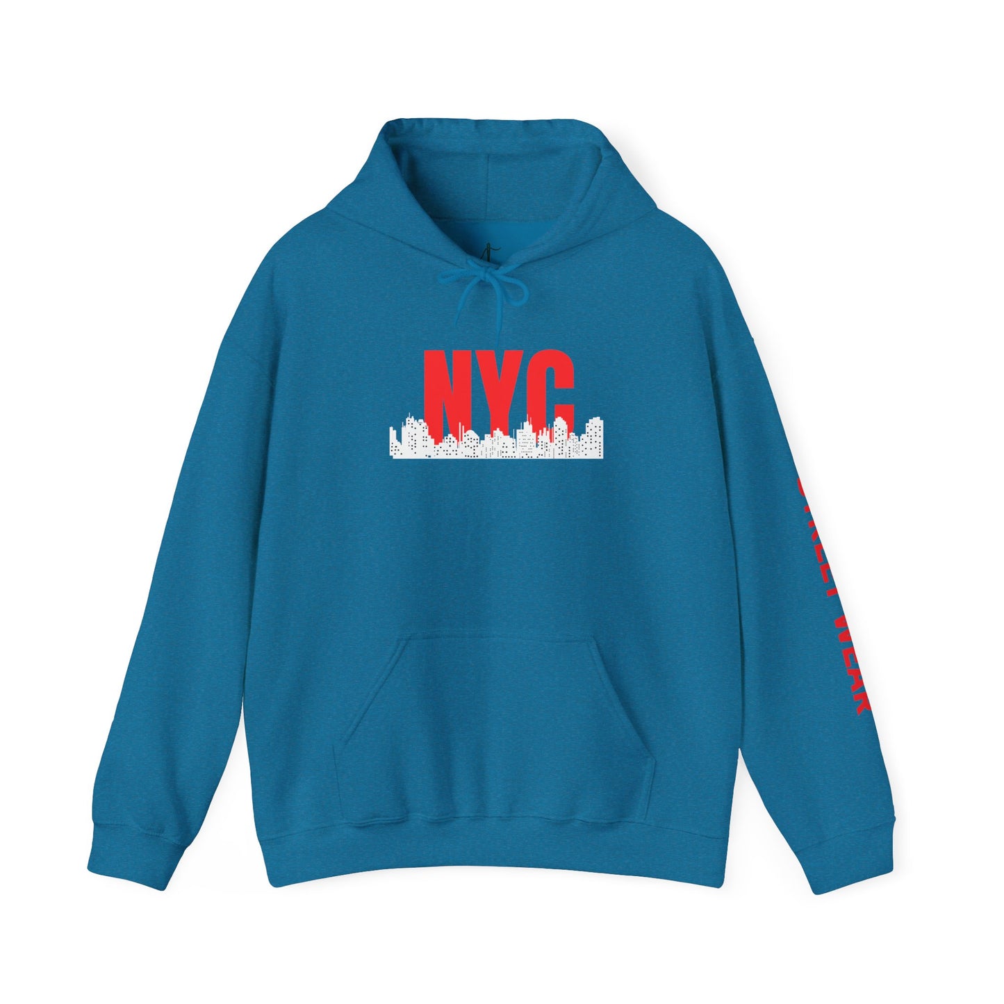 NYC Street Wear Hoodie, Unisex Heavy Blend Sweatshirt, New York Gift, Cozy Street Style, Fashion Statement, Urban Apparel