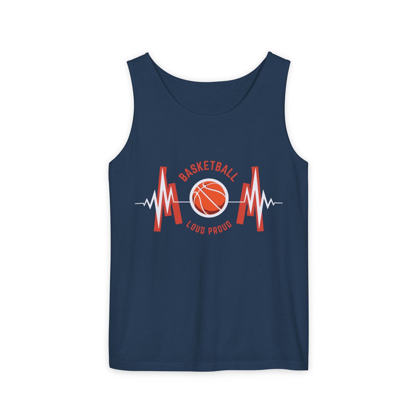 Basketball Vibes Unisex Garment-Dyed Tank Top | Fitness Apparel, Summer Workout, Sportswear, Gym Clothes, Gift for Athletes