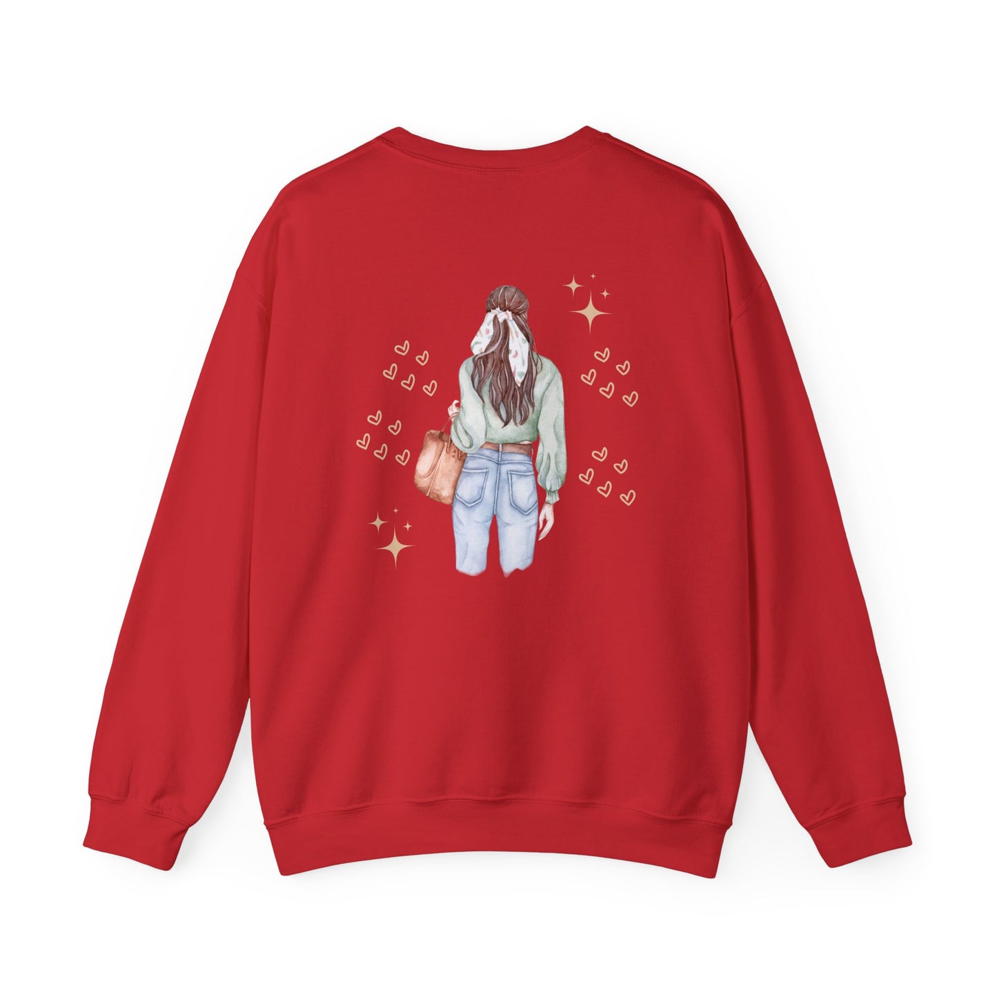 Empowering Girl Power Sweatshirt, Cozy Crewneck, Feminine Style, Gift for Her, Casual Fashion, Everyday Comfort