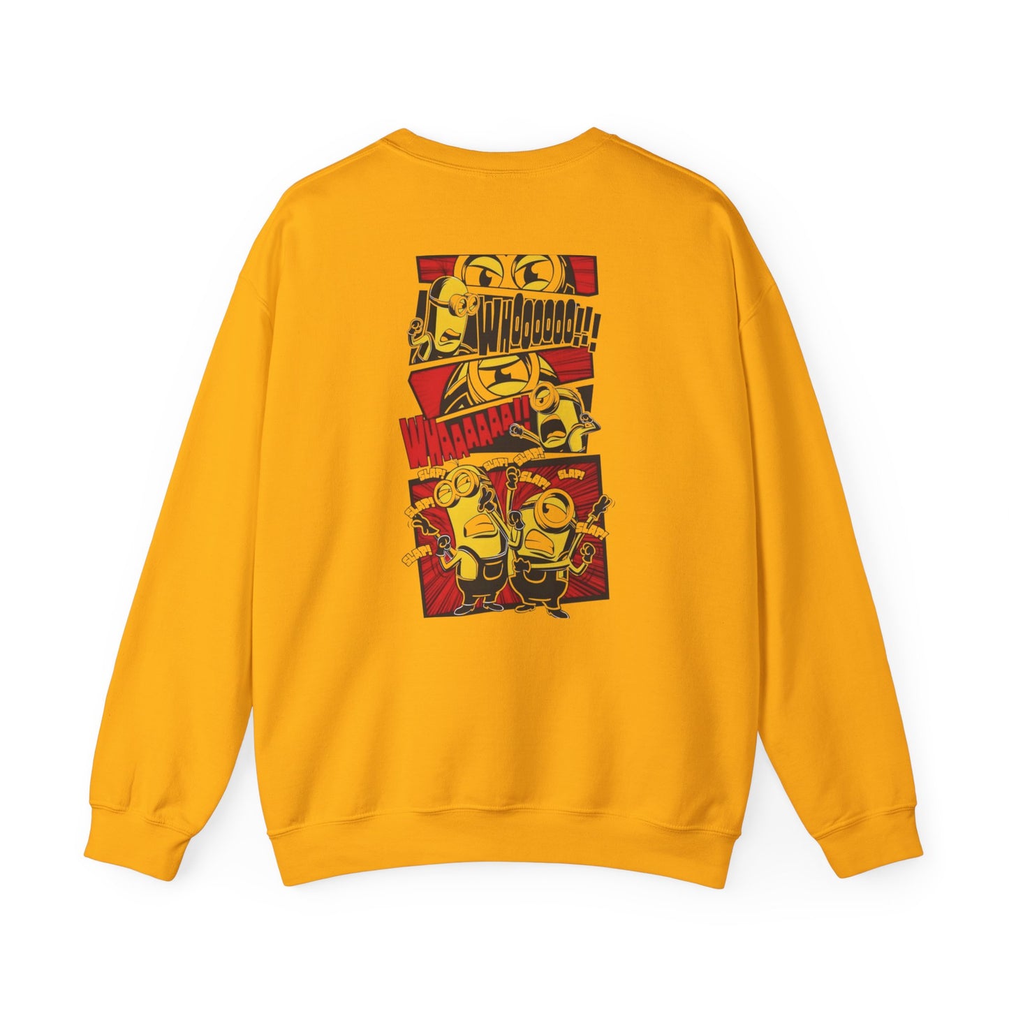 Playful Minions Sweatshirt, Unisex Crewneck, Cozy Gift for Kids, Movie Night Apparel, Cartoon Sweatshirt, Birthday Present