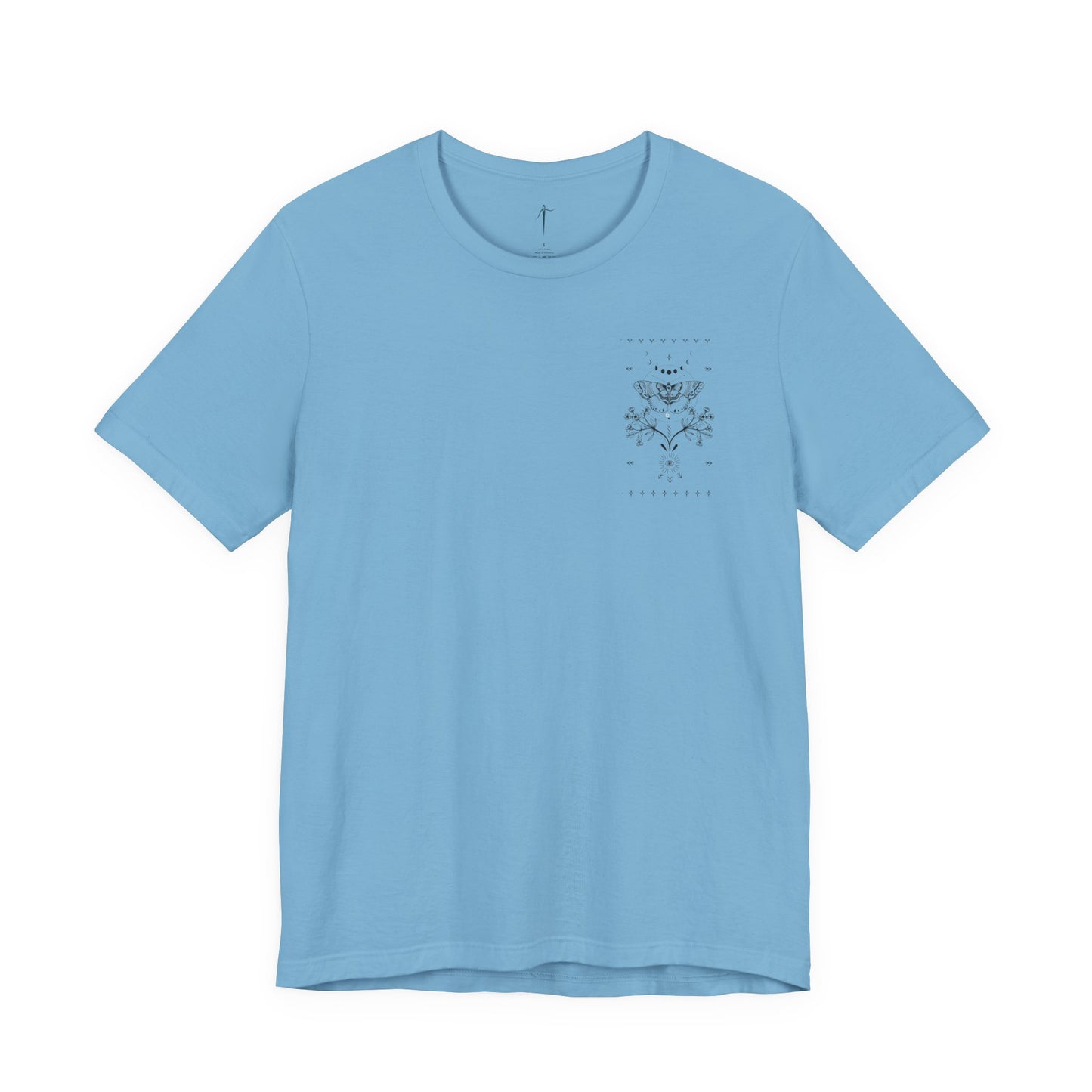 Butterfly Floral Unisex Tee - Nature Lover Gift, Casual Wear, Graphic Tee, Birthday Present, Summer Essentials, Boho Style