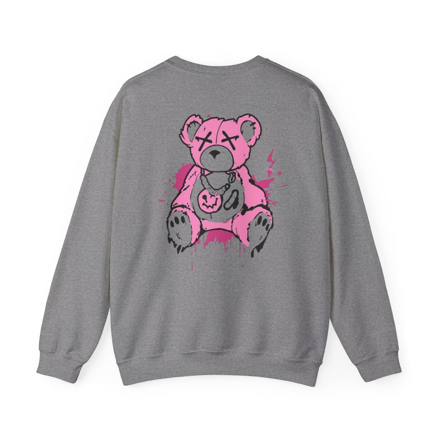 Edgy Graphic Crewneck Sweatshirt | Unisex Oversized Top for Streetwear Lovers, Perfect Gift for Art Enthusiasts, Cool Casual Wear