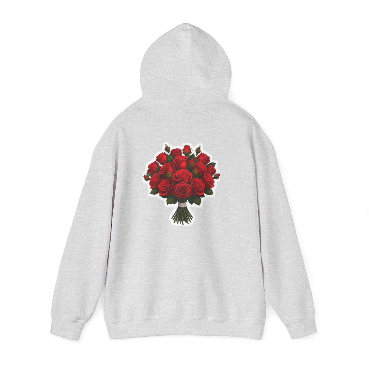 Rose Bouquet Hoodie, Floral Sweatshirt, Unisex Pullover, Gift for Her, Spring Fashion, Valentine’s Day Gift, Cozy Layer