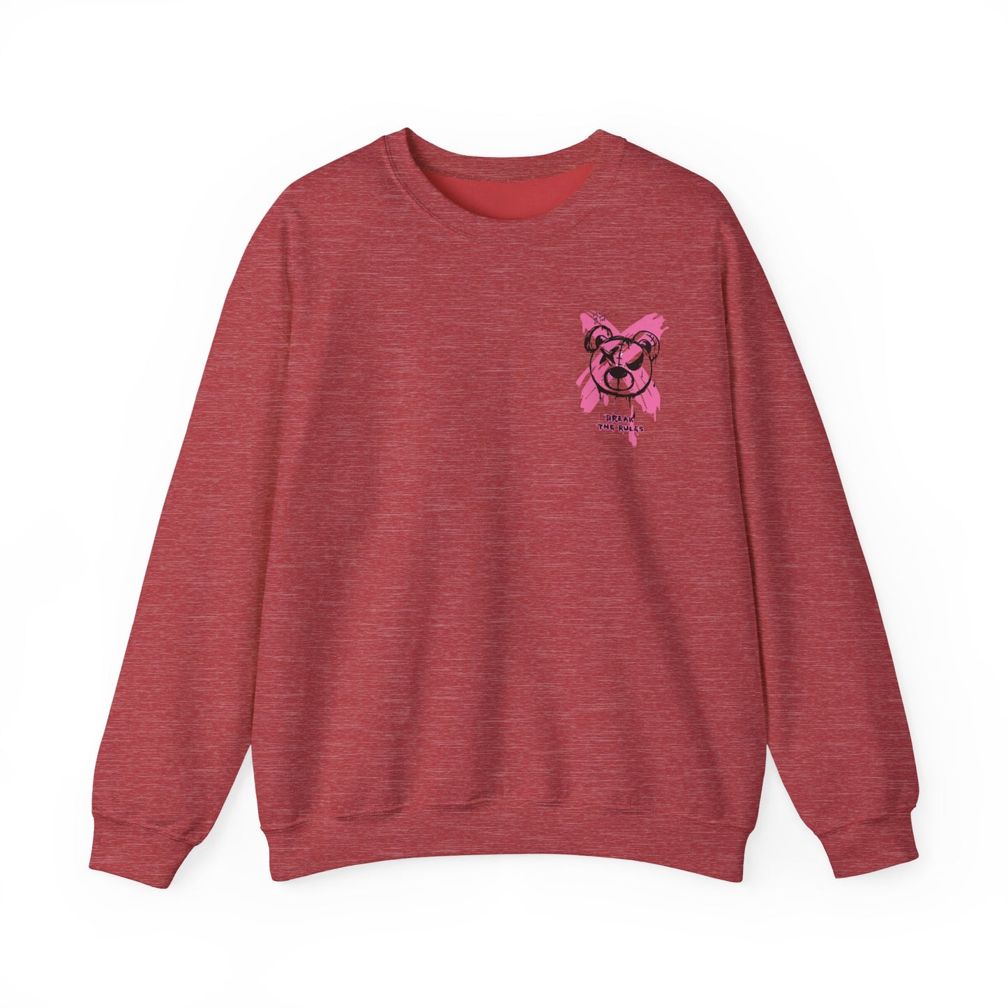 Edgy Graphic Crewneck Sweatshirt | Unisex Oversized Top for Streetwear Lovers, Perfect Gift for Art Enthusiasts, Cool Casual Wear