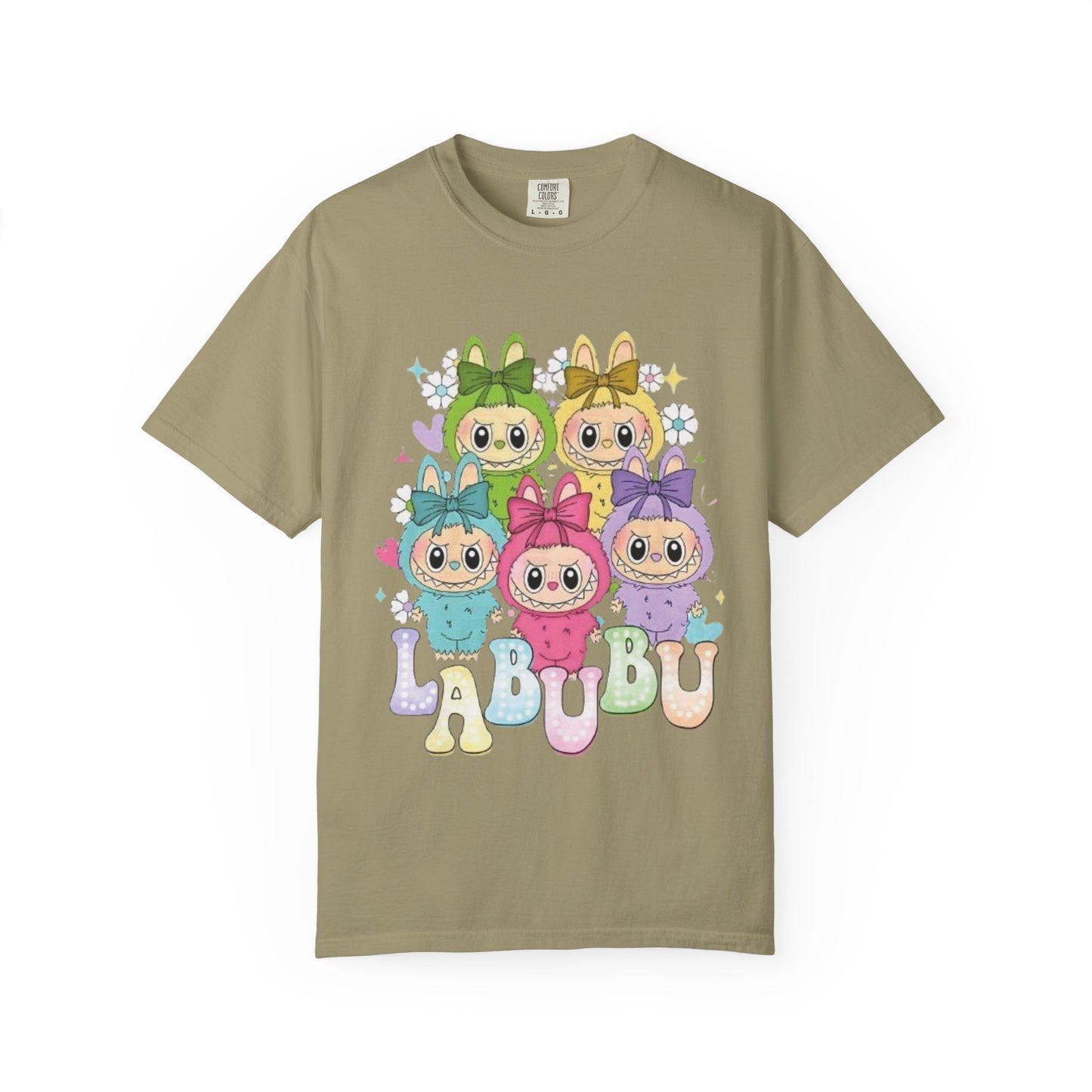 Cute Cartoon T-Shirt with 'LABUBU' Design, Adorable Apparel for Kids and Adults, Perfect for Casual Wear, Gifts, and Celebrations