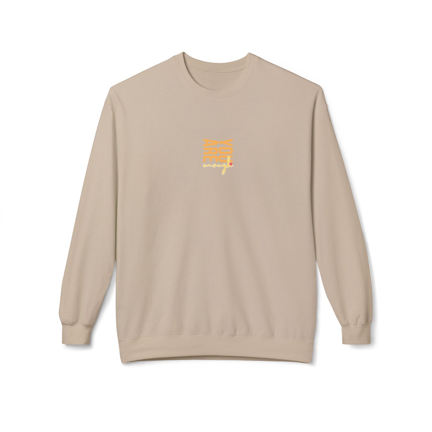 Black Blessed & Beautiful Fleece Sweatshirt, Unisex Crewneck, Cozy Gift, Comfort Wear, Festival Apparel, Positive Vibes