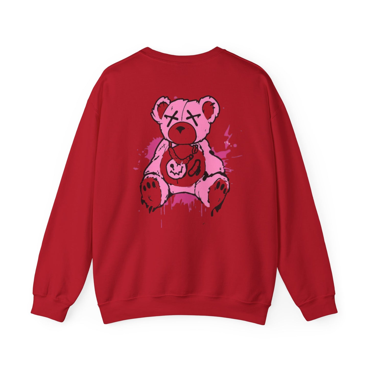 Edgy Graphic Crewneck Sweatshirt | Unisex Oversized Top for Streetwear Lovers, Perfect Gift for Art Enthusiasts, Cool Casual Wear