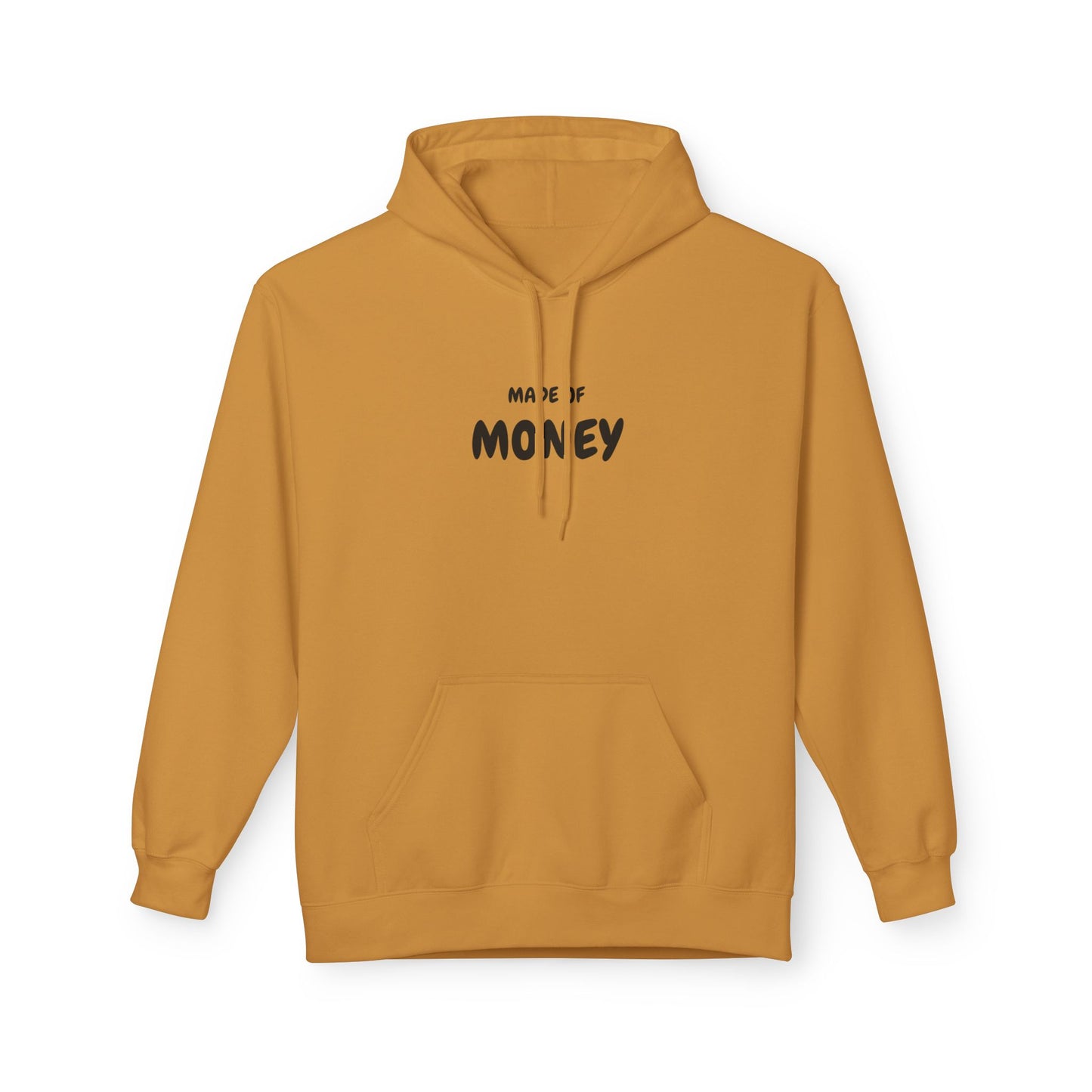 Money Vibes Fleece Hoodie - Stylish Unisex Softstyle Hoodie, Inspirational Gift, Casualwear, Trendy Apparel, Everyday Comfort