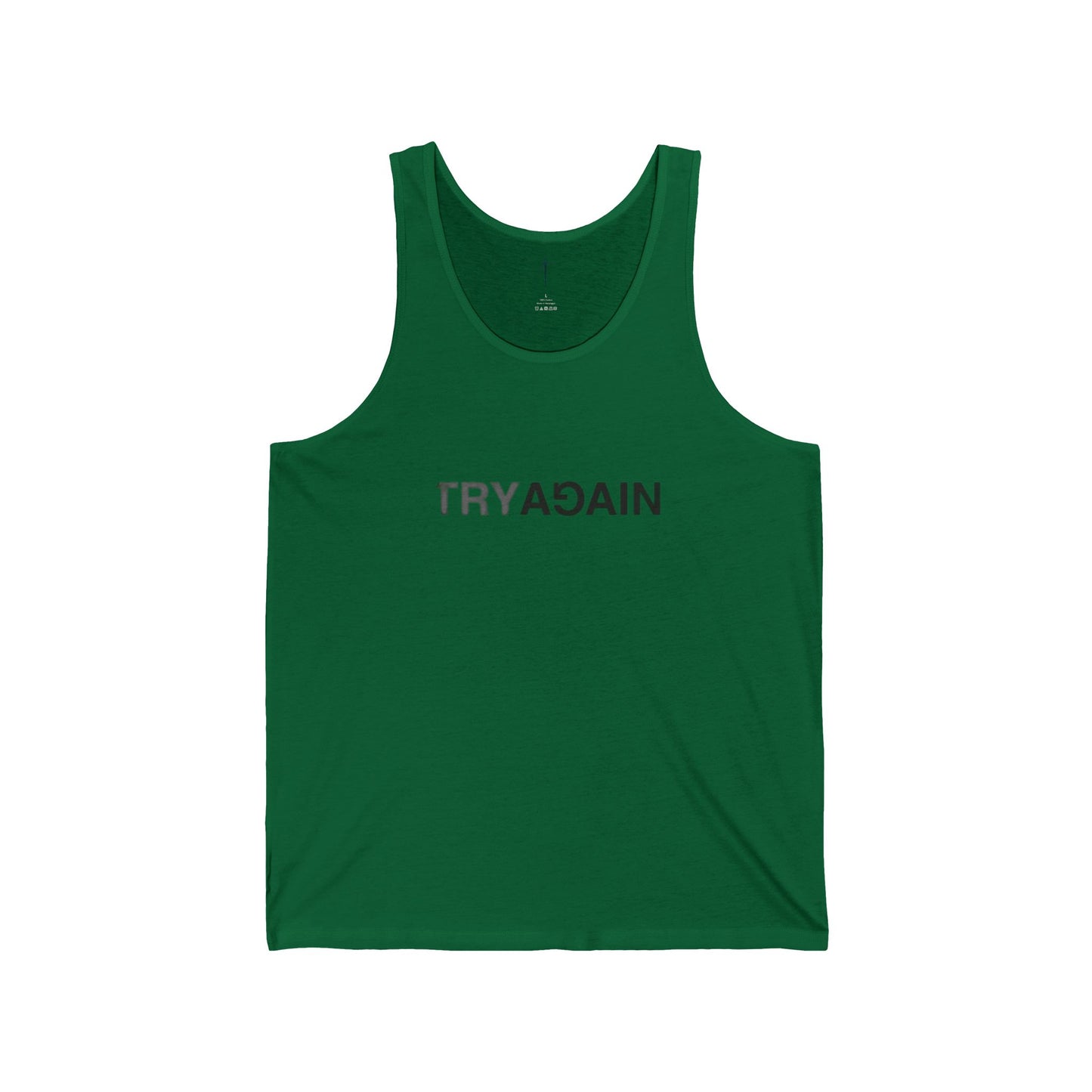Motivational Unisex Jersey Tank - Perfect for Gym, Sports, Summer, Workout, Casual Style, Inspirational Apparel