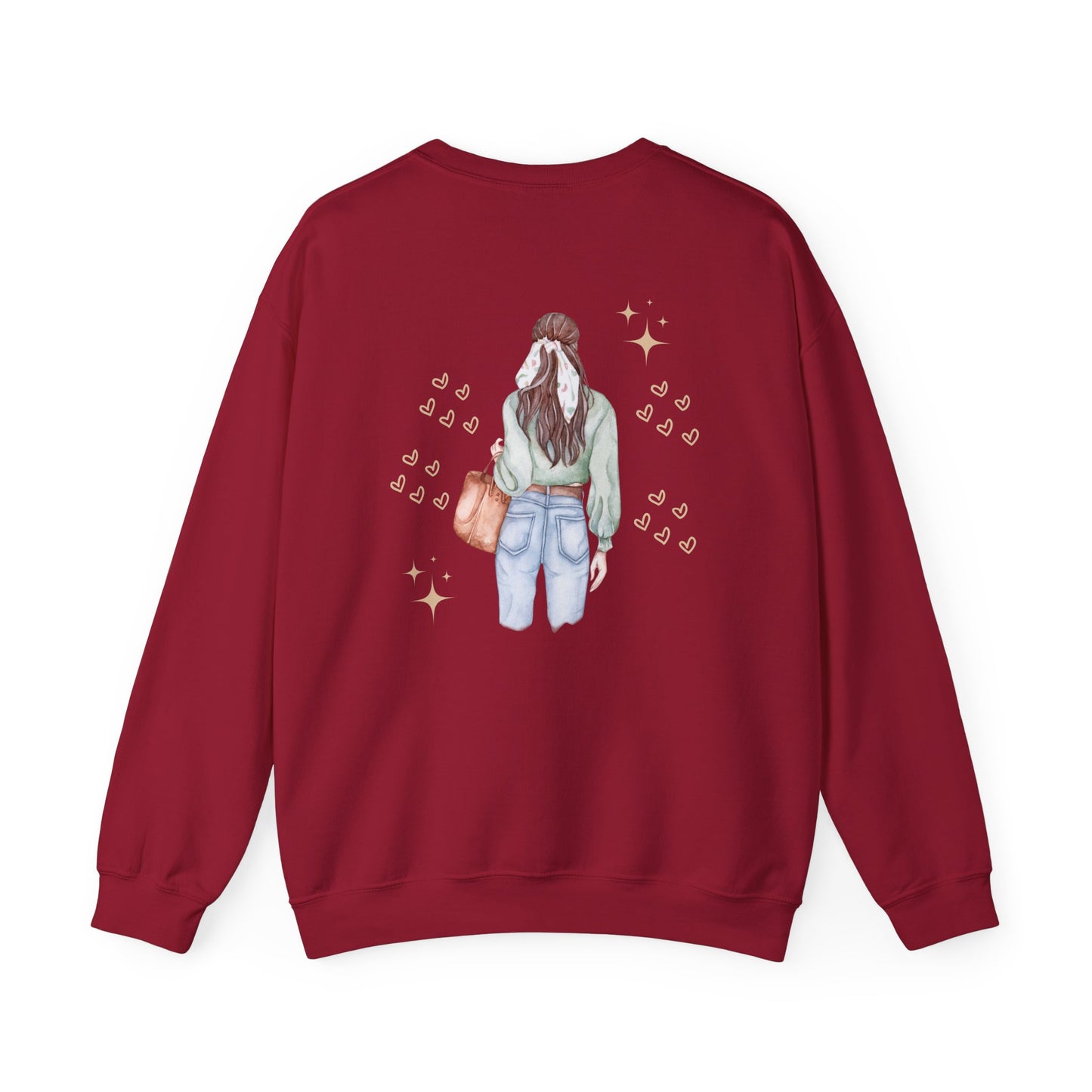 Empowering Girl Power Sweatshirt, Cozy Crewneck, Feminine Style, Gift for Her, Casual Fashion, Everyday Comfort