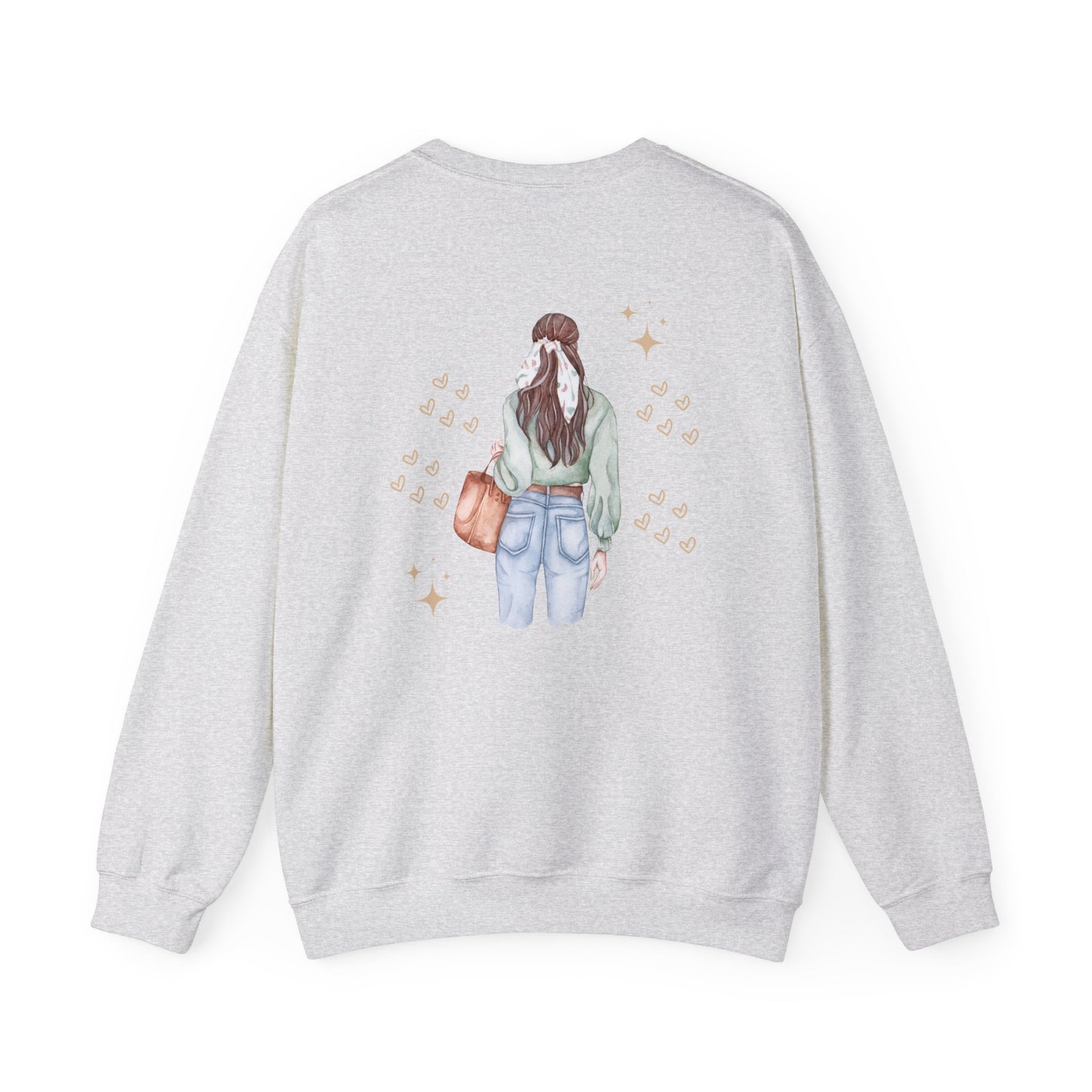 Empowering Girl Power Sweatshirt, Cozy Crewneck, Feminine Style, Gift for Her, Casual Fashion, Everyday Comfort
