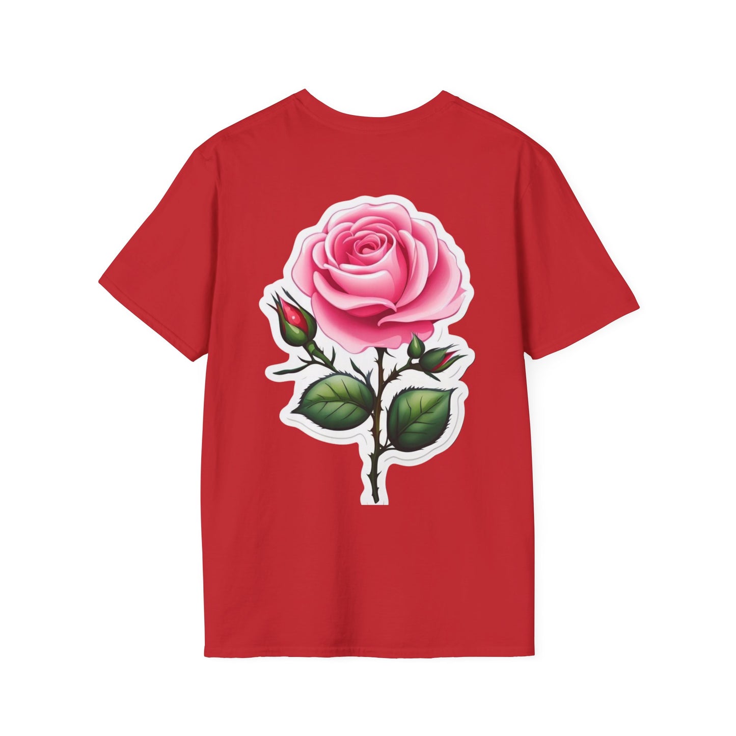 Romantic Floral Graphic T-Shirt, Casual Wear, Gift for Her, Birthday, Mother's Day, Summer Fashion, Unisex Tee