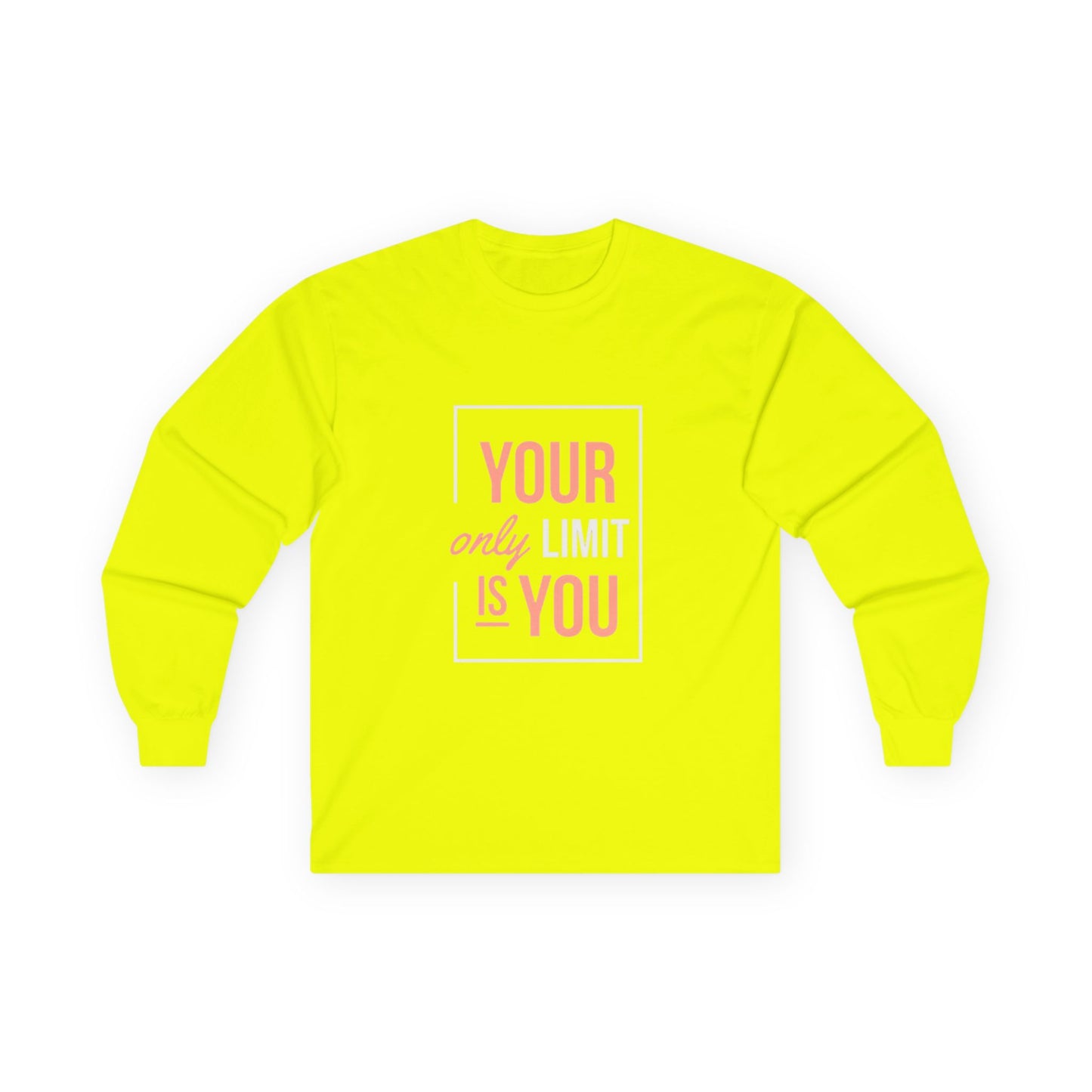 Inspirational Long Sleeve Tee - Motivational Shirt for Personal Growth, Unisex Cotton T-Shirt, Gift for Friends, Positive Affirmation Wear