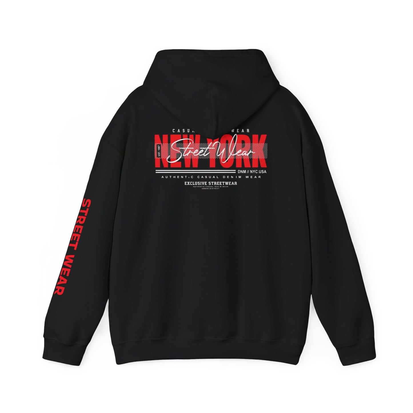 NYC Street Wear Hoodie, Unisex Heavy Blend Sweatshirt, New York Gift, Cozy Street Style, Fashion Statement, Urban Apparel
