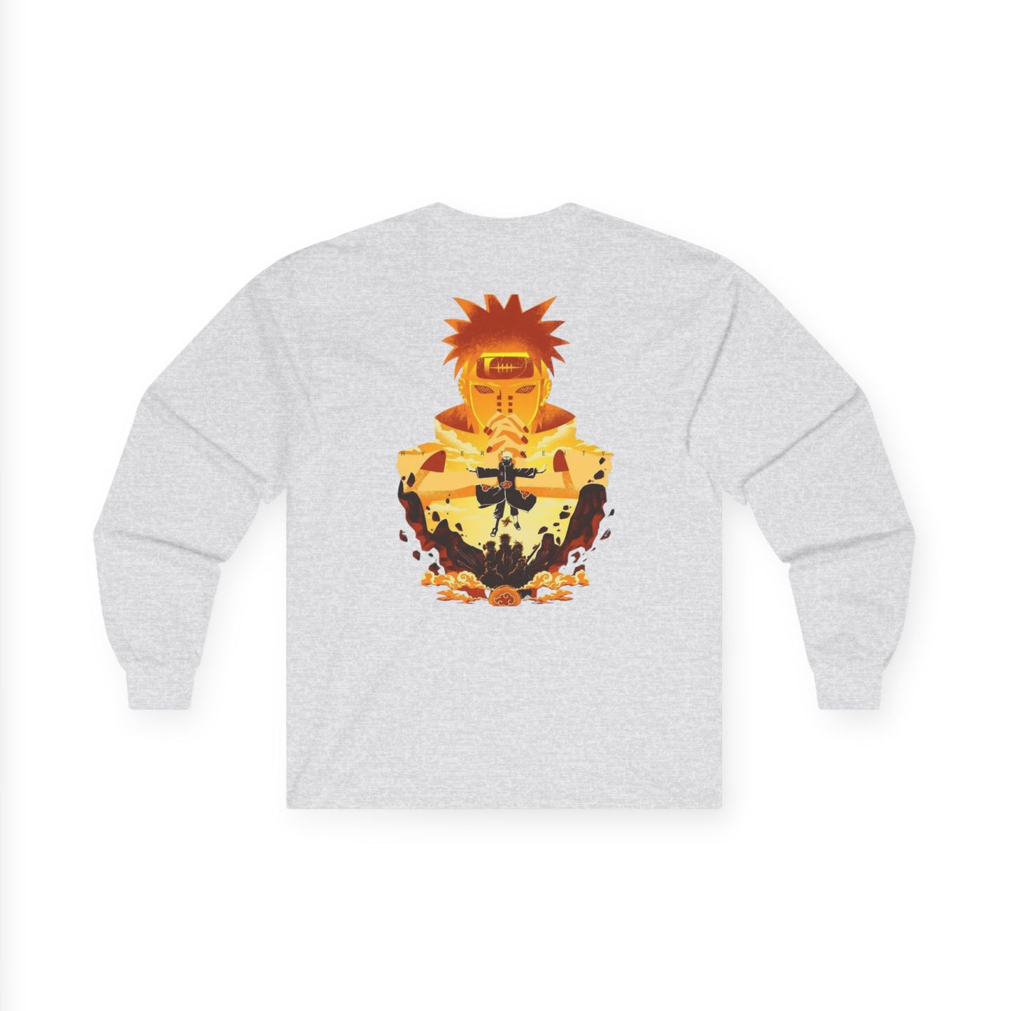 Anime-Inspired Long Sleeve Tee, Casual Wear, Graphic Tee, Unisex Shirt, Perfect Gift, Everyday Style