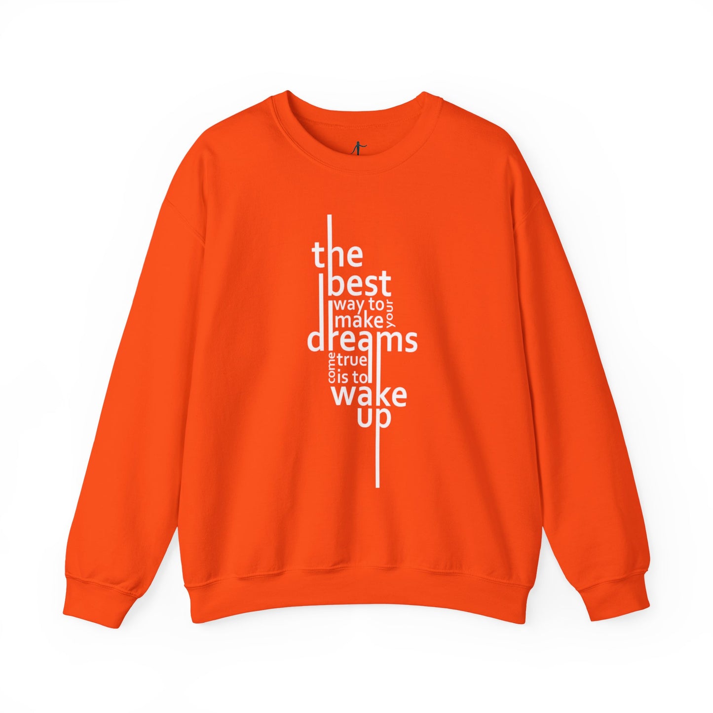 Inspirational Dreamer Crewneck Sweatshirt - Cozy Gift for Dreamers, Motivational Apparel, Casual Fall Wear, Cozy Lounge Style,