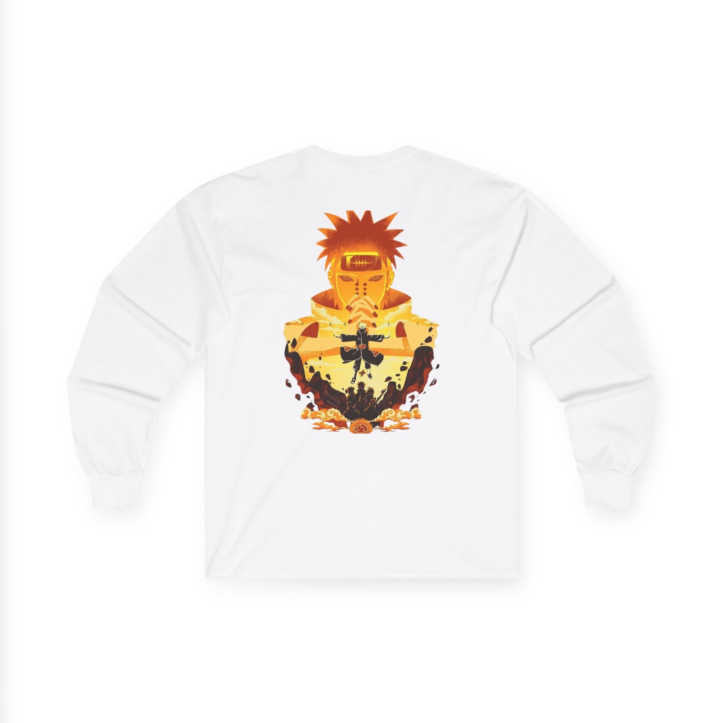 Anime-Inspired Long Sleeve Tee, Casual Wear, Graphic Tee, Unisex Shirt, Perfect Gift, Everyday Style