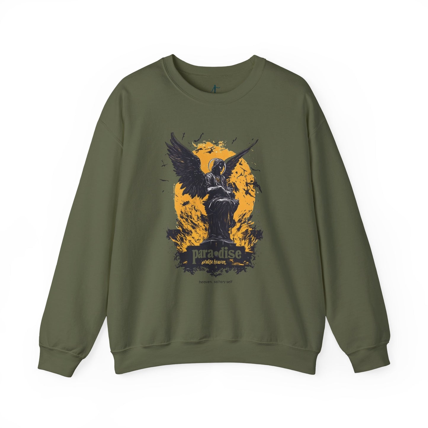 Paradise Angel Graphic Sweatshirt, Unisex Crewneck, Cozy Lounge Wear, Gift for Music Lovers, Casual Style Clothing