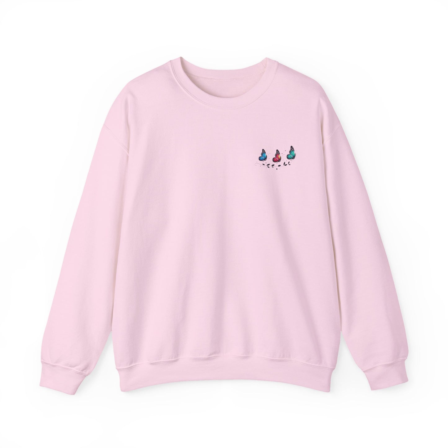 Butterfly Magic Unisex Crewneck Sweatshirt, Cozy Sweater, Gift for Her, Spring Fashion, Casual Outfit