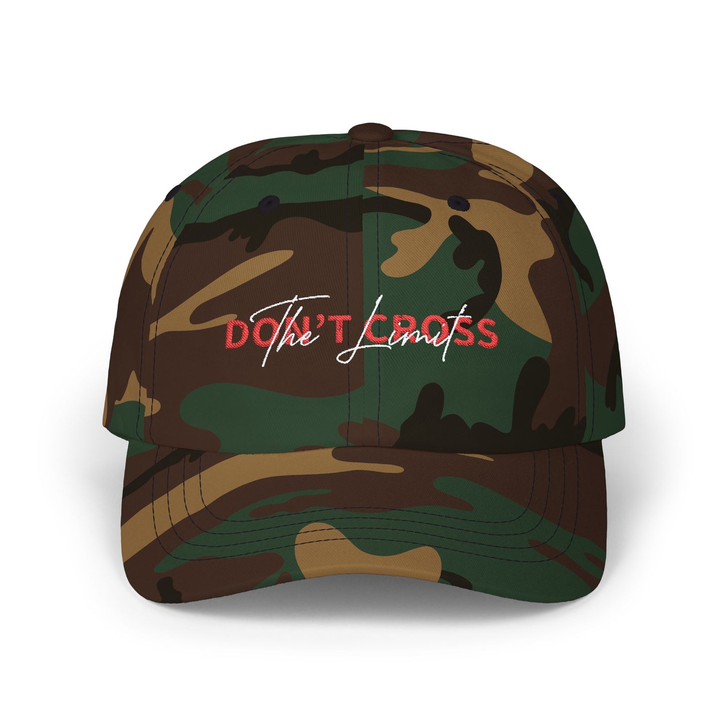 Don't Cross Classic Dad Cap - Stylish Father's Day Gift, Casual Accessories, Trendy Cap, Unique Embroidered Hat, Everyday Wear