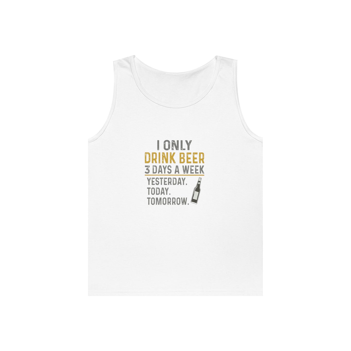 Funny Beer Tank Top, Unisex Humor Shirt, Gift for Beer Lovers, Summer Party Outfit, Casual Drinking Top
