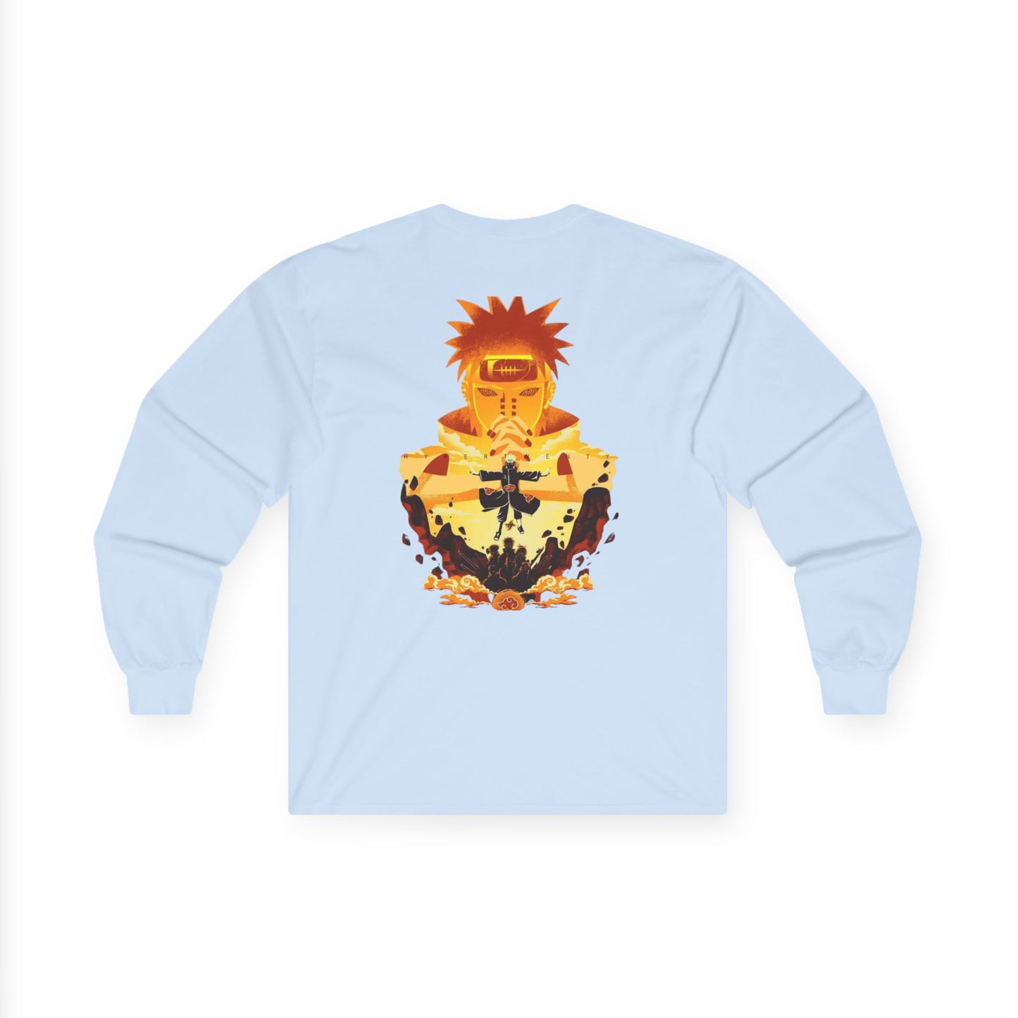 Anime-Inspired Long Sleeve Tee, Casual Wear, Graphic Tee, Unisex Shirt, Perfect Gift, Everyday Style