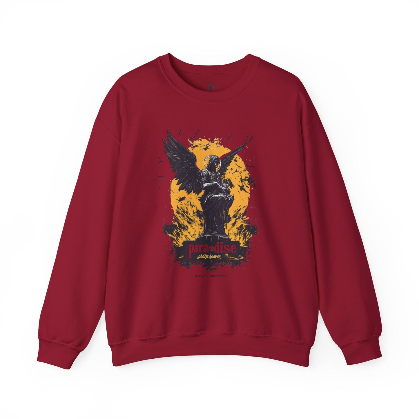 Paradise Angel Graphic Sweatshirt, Unisex Crewneck, Cozy Lounge Wear, Gift for Music Lovers, Casual Style Clothing
