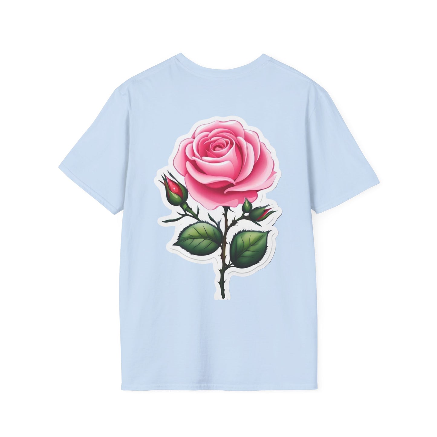 Romantic Floral Graphic T-Shirt, Casual Wear, Gift for Her, Birthday, Mother's Day, Summer Fashion, Unisex Tee