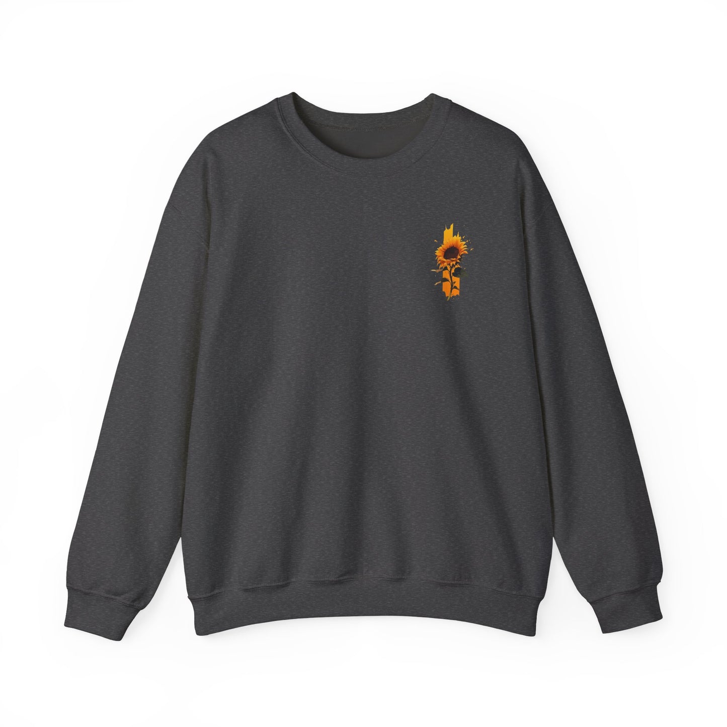 Inspirational Sunflower Sweatshirt, Cozy Crewneck, Motivational Gift, Unisex Apparel, Casual Style, Fall Fashion