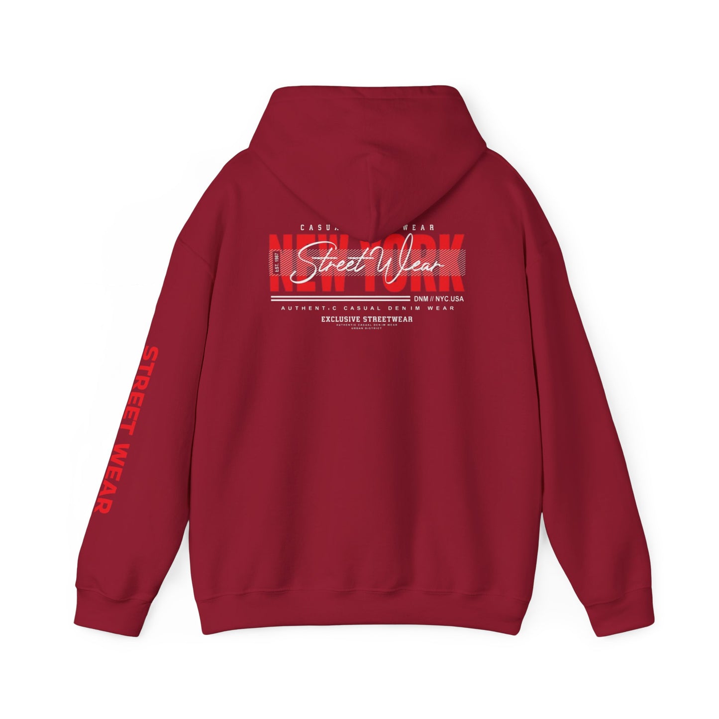 NYC Street Wear Hoodie, Unisex Heavy Blend Sweatshirt, New York Gift, Cozy Street Style, Fashion Statement, Urban Apparel