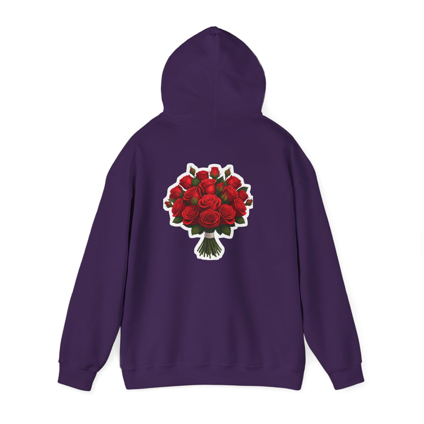 Rose Bouquet Hoodie, Floral Sweatshirt, Unisex Pullover, Gift for Her, Spring Fashion, Valentine’s Day Gift, Cozy Layer