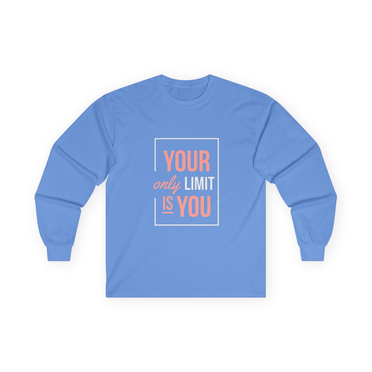 Inspirational Long Sleeve Tee - Motivational Shirt for Personal Growth, Unisex Cotton T-Shirt, Gift for Friends, Positive Affirmation Wear