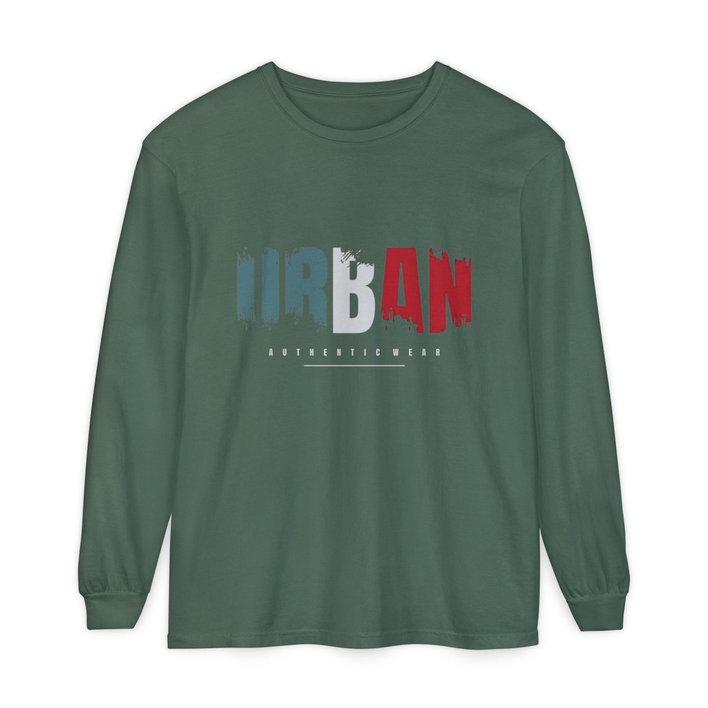 Urban Vibe Long Sleeve Tee, Stylish Apparel, Casual Wear, Street Fashion, Gift for Trendsetters, Unisex Graphic Shirt