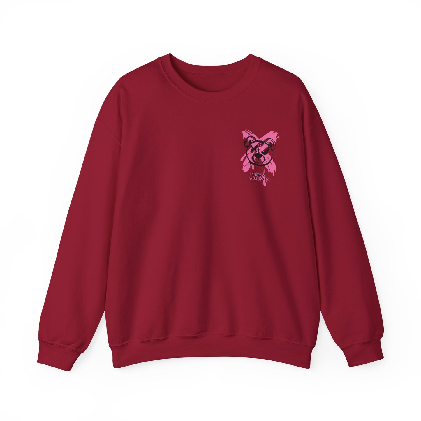Edgy Graphic Crewneck Sweatshirt | Unisex Oversized Top for Streetwear Lovers, Perfect Gift for Art Enthusiasts, Cool Casual Wear