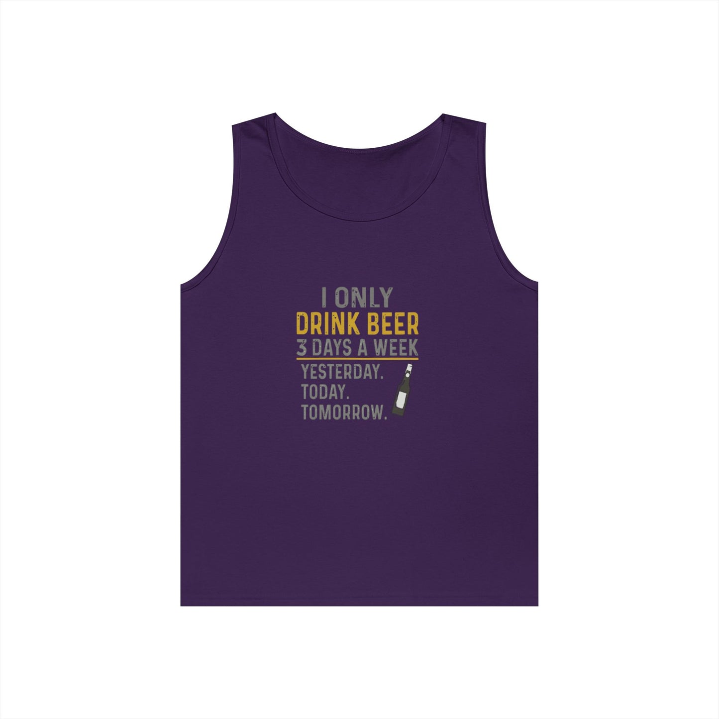 Funny Beer Tank Top, Unisex Humor Shirt, Gift for Beer Lovers, Summer Party Outfit, Casual Drinking Top