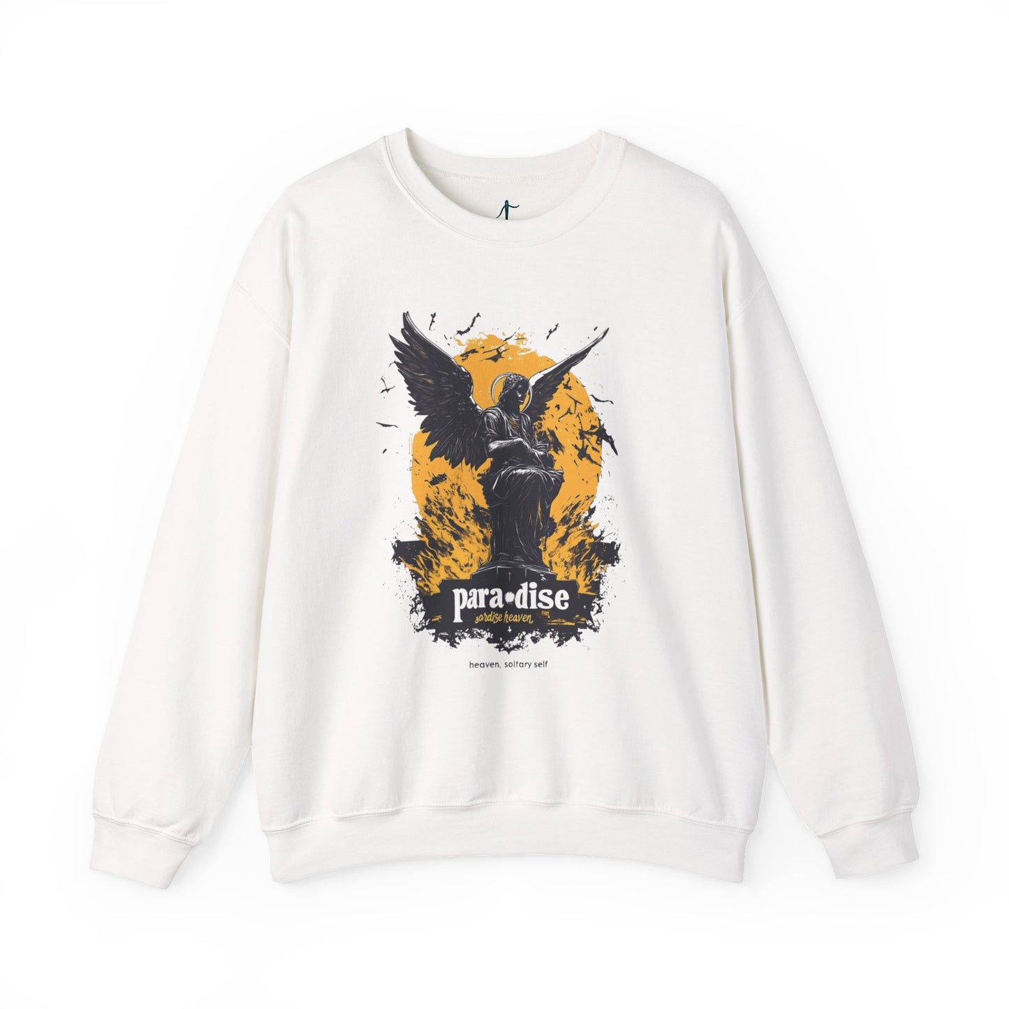 Paradise Angel Graphic Sweatshirt, Unisex Crewneck, Cozy Lounge Wear, Gift for Music Lovers, Casual Style Clothing