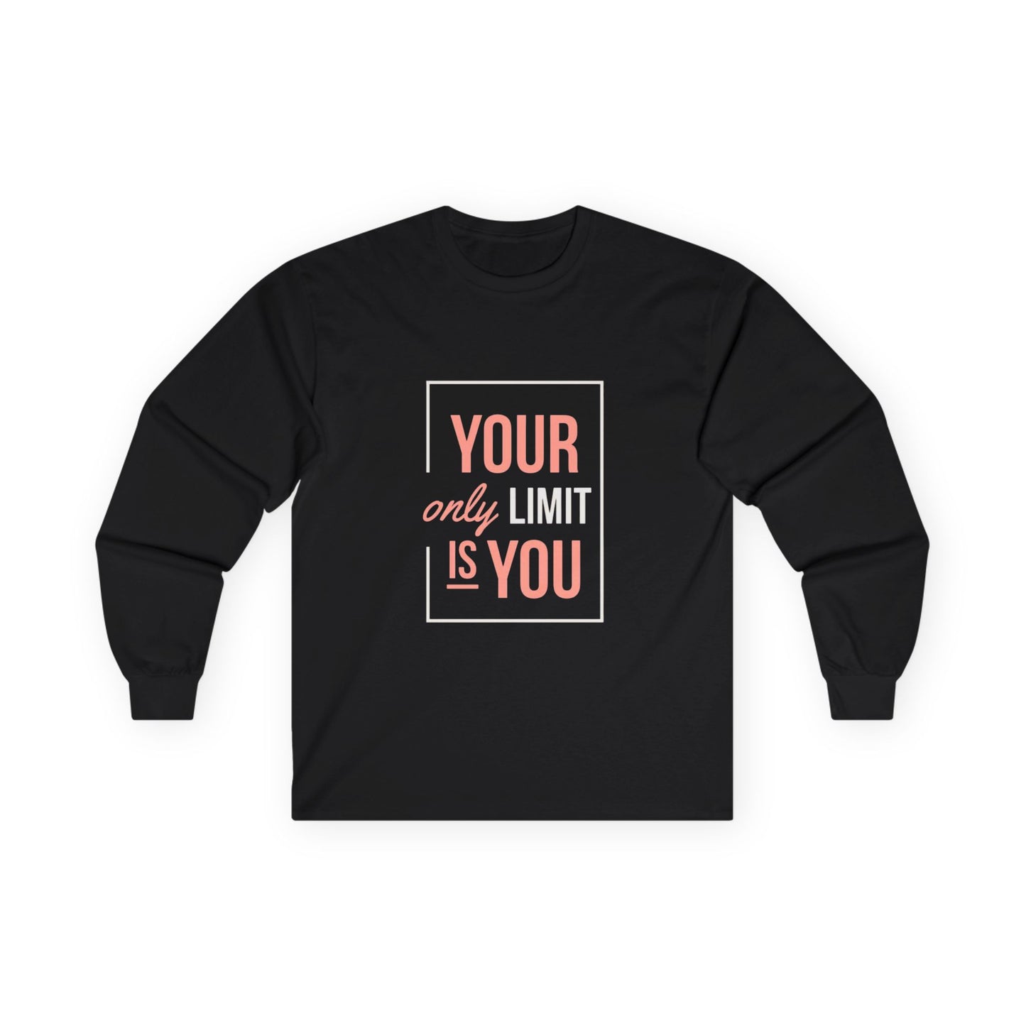 Inspirational Long Sleeve Tee - Motivational Shirt for Personal Growth, Unisex Cotton T-Shirt, Gift for Friends, Positive Affirmation Wear
