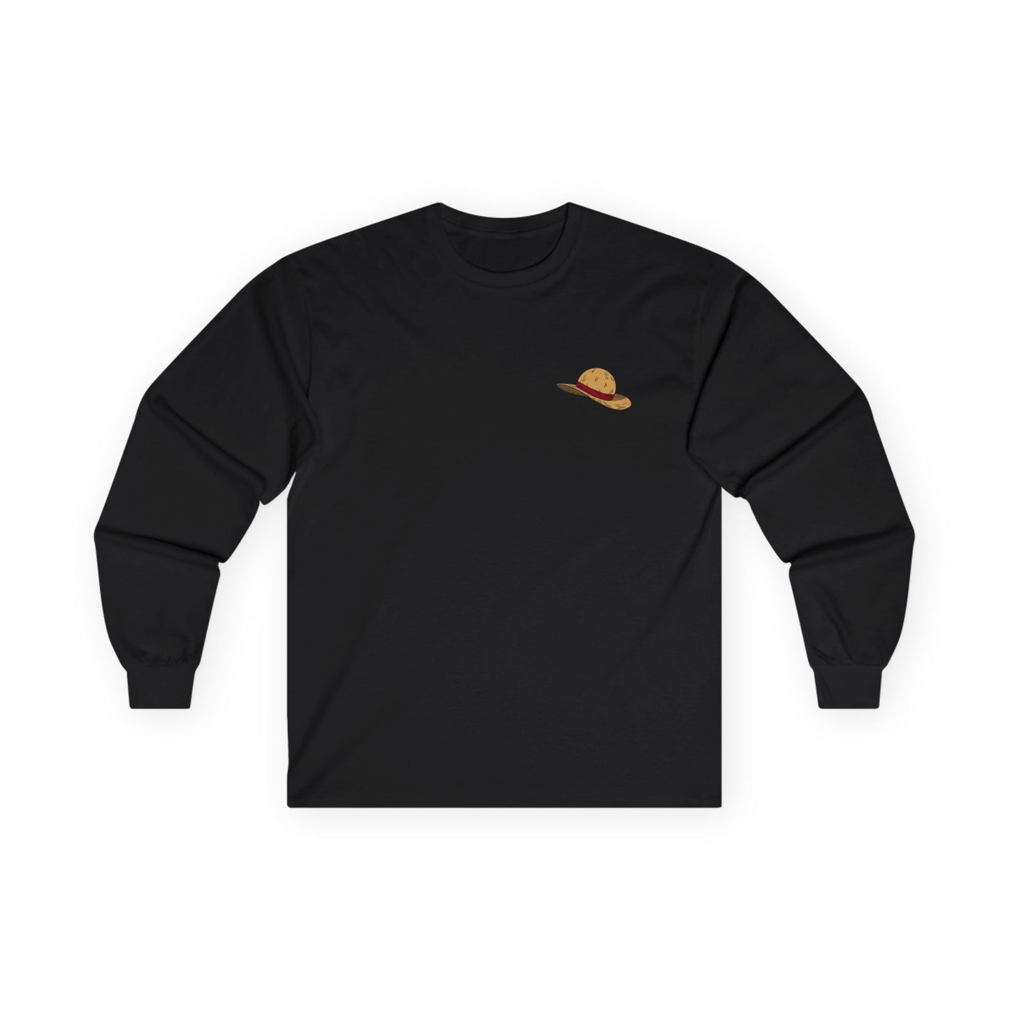 One Piece Straw Hat Long Sleeve Tee, Unisex Anime T-Shirt, Casual Gift for Fans, Cosplay Apparel, Summer Style Top