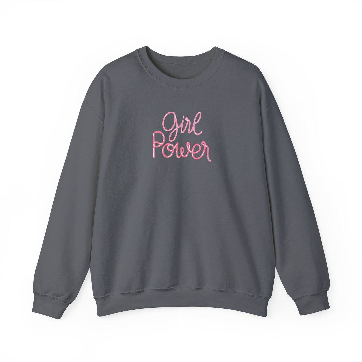Empowering Girl Power Sweatshirt, Cozy Crewneck, Feminine Style, Gift for Her, Casual Fashion, Everyday Comfort