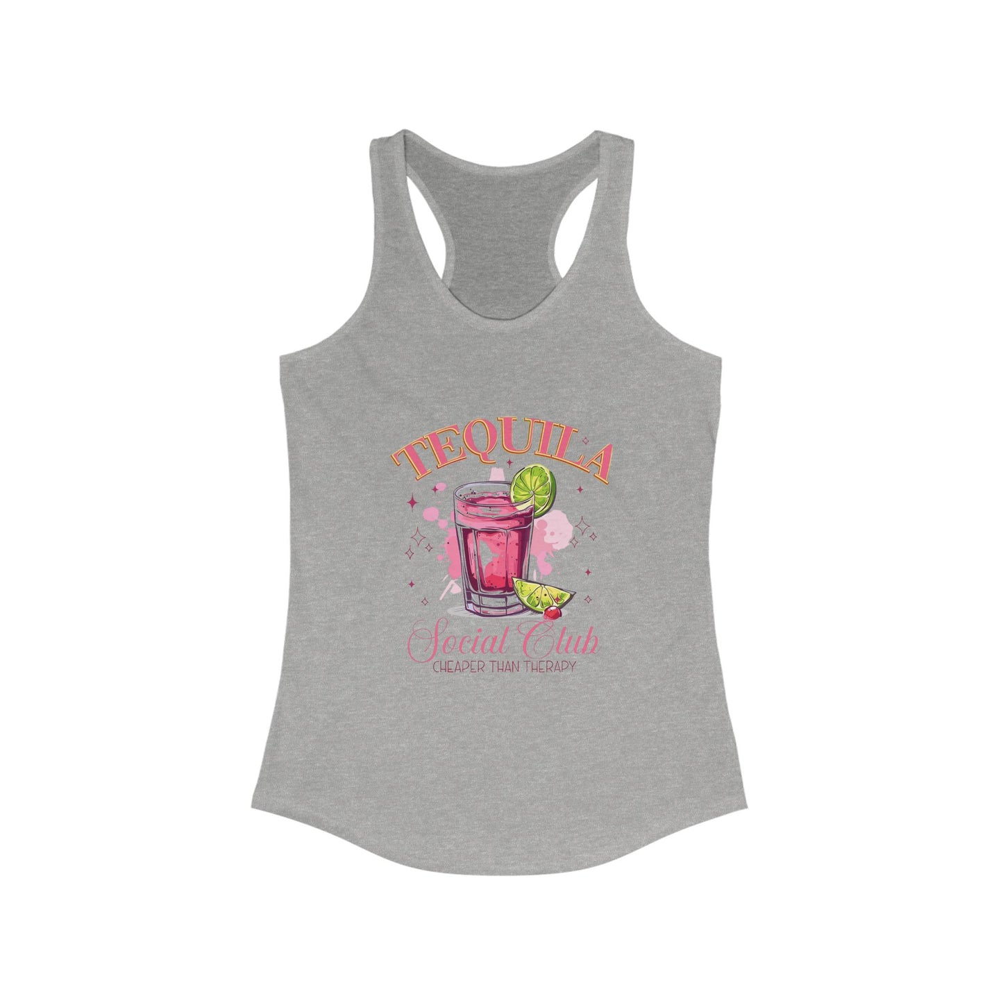 Tequila Party Racerback Tank - Perfect for Summer, Beach Days, Festivals, Tequila Lovers, Strappy Summer Style