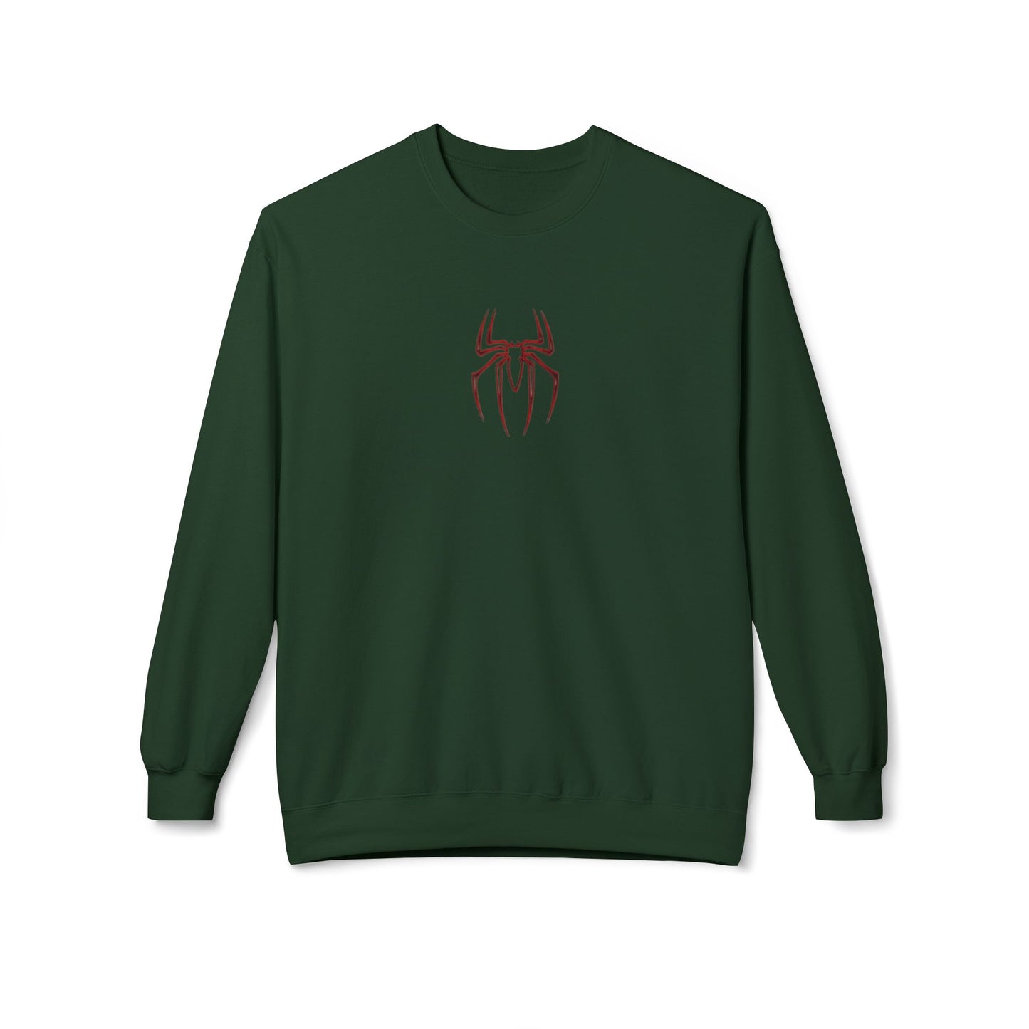 Marvel Spider Graphic Crewneck Sweatshirt, Unisex Casual Wear, Gift for Fans, Cozy Layering, Perfect for Halloween, Comic Con