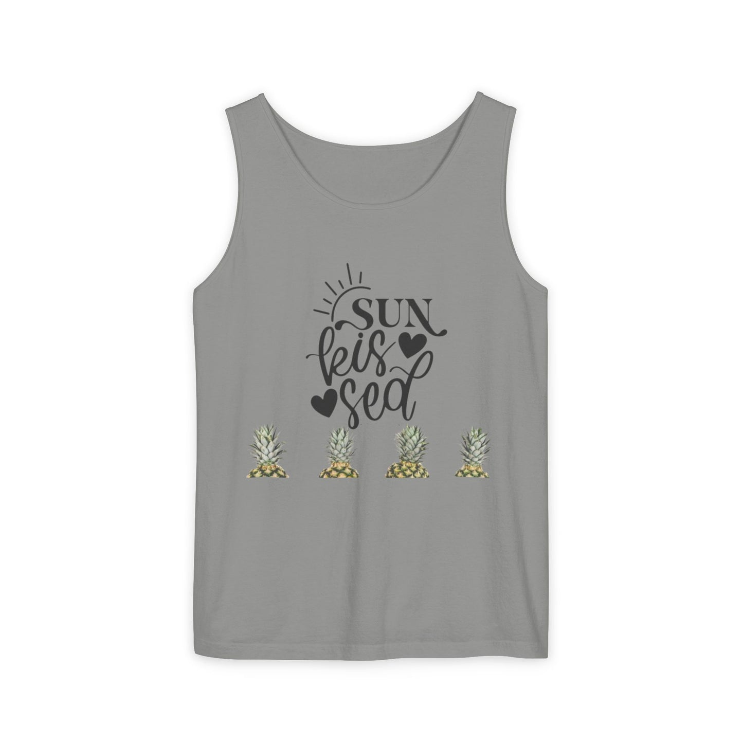 Sun-Kissed Pineapple Tank Top | Summer Apparel, Vacation Wear, Beach Top, Eco-Friendly Gift, Tropical Style