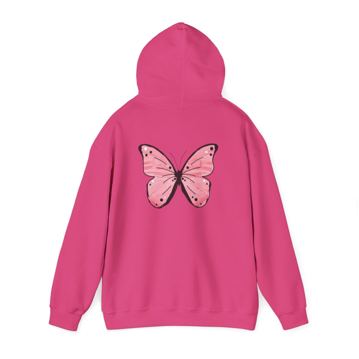 Enjoy Life Butterfly Hoodie, Cozy Unisex Sweatshirt, Inspirational Clothing, Gift for Her, Boho Style, Add to Wardrobe